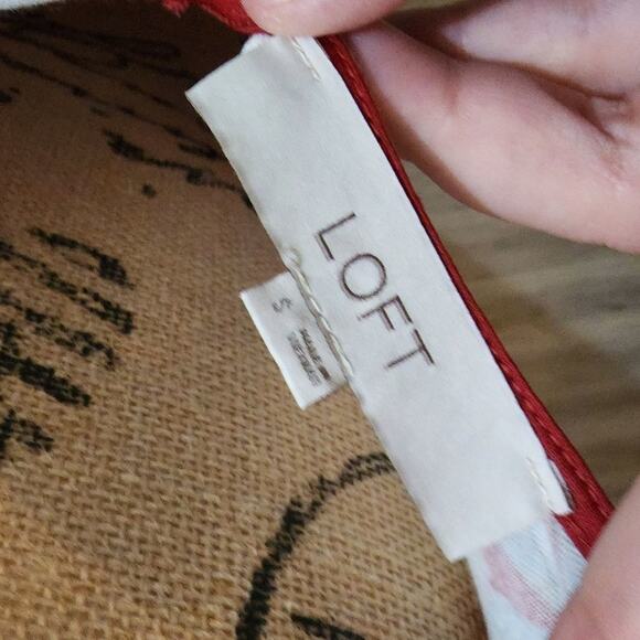 Loft floral comfy lounge dress size small - Picture 5 of 6